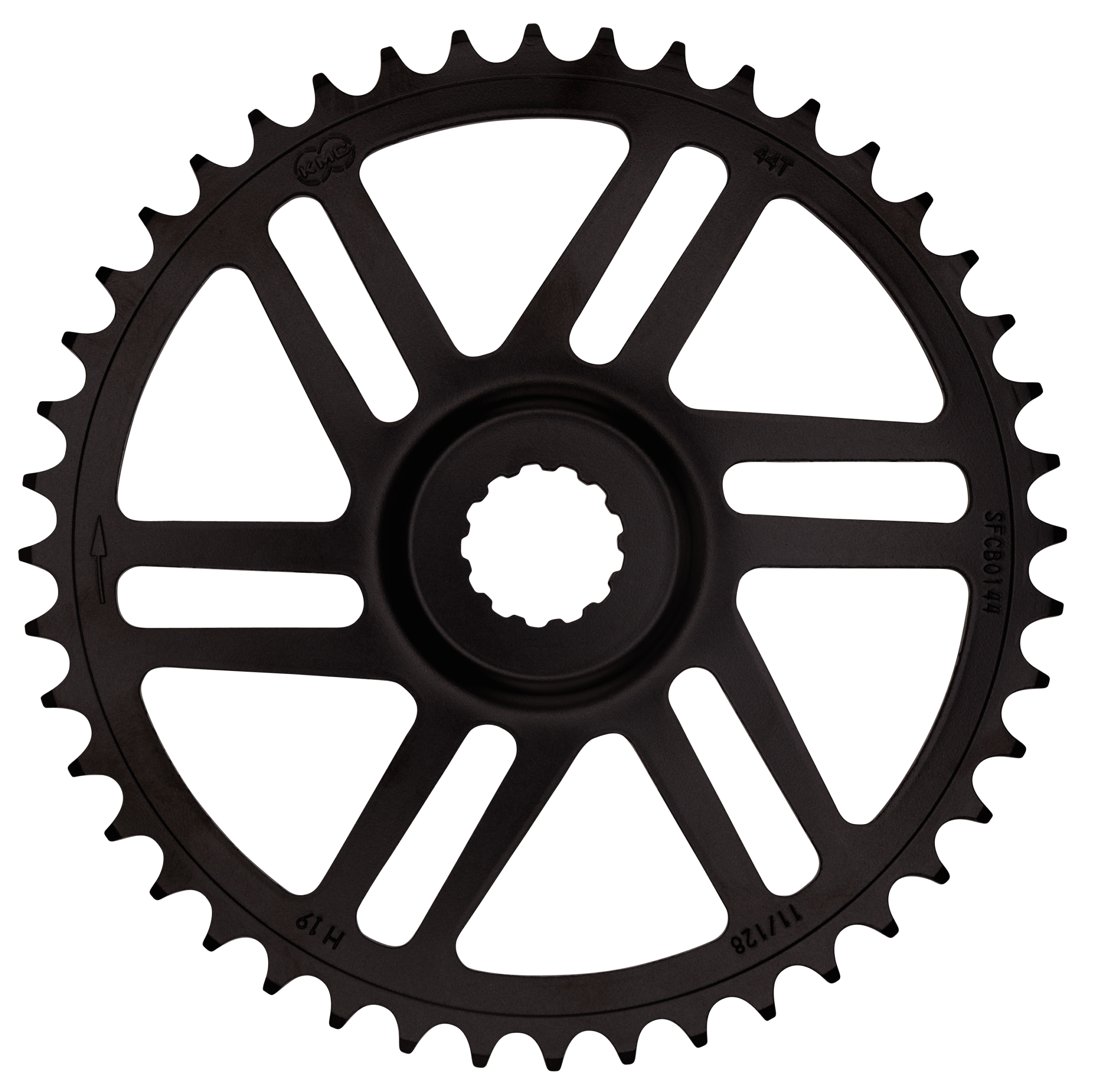 KMC-Tandhjul for BOSCH(front) 44T 11/128" direct mount 3mm offset.