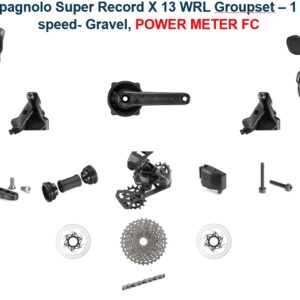 Campagnolo - Super Record - WRL - DB - 1 x 13 - Gravel - POWER METER Kranksæt
