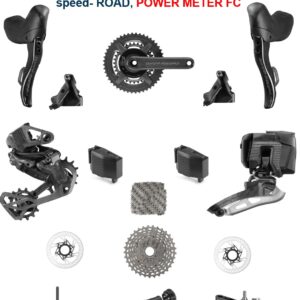 Campagnolo - Super Record - WRL - DB - 2 x 13 - Road - POWER METER Kranksæt